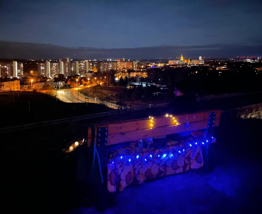 Ferienwohnung Kranichnest Neubrandenburg Bagian luar foto